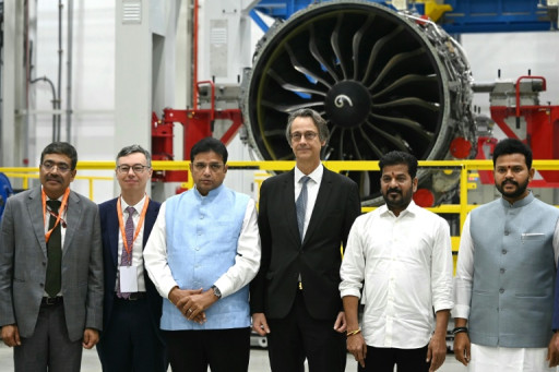Safran inaugure en Inde un site géant de maintenance pour son moteur d'avion vedette