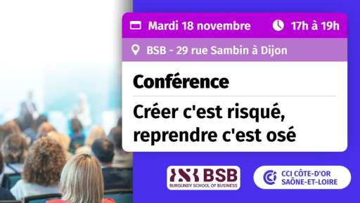 Conférence sur la reprise d'entreprise à Dijon