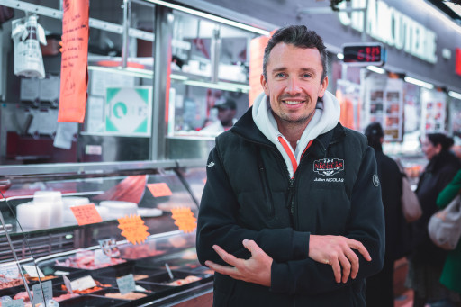 Julien Nicolas  : le boucher-roi du marché