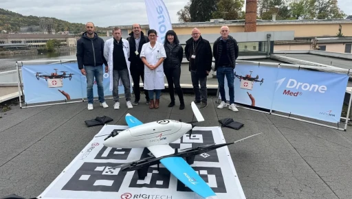 Des drones hospitaliers survolent le ciel de Nancy pour transporter des prélèvements biologiques