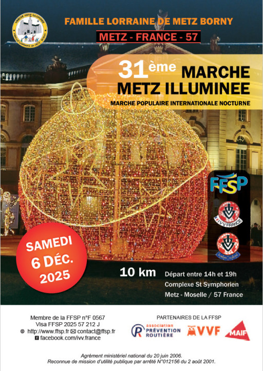 La Marche Metz Illuminée revient pour sa 31ᵉ édition