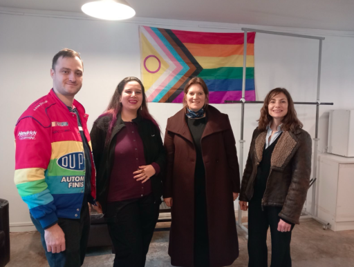 Dijon : Aurélie Contrecivile rend visite au nouveau centre LGBTQIA+, soutenu par l’État