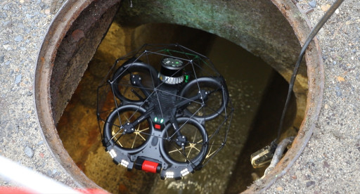 Chaunois : L'inspection des réseaux d’assainissement réalisée grâce à un drone