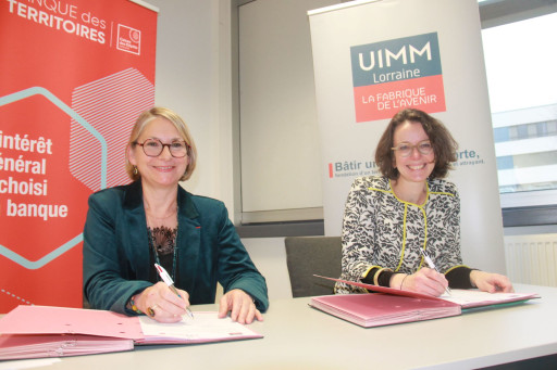 La Banque des Territoires signe une convention avec l’UIMM Lorraine à Maxéville