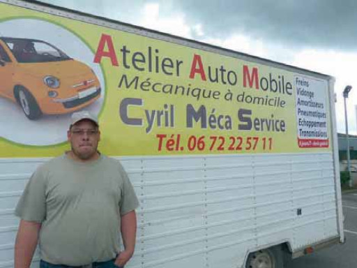 Cyril, mécanicien voiture à domicile