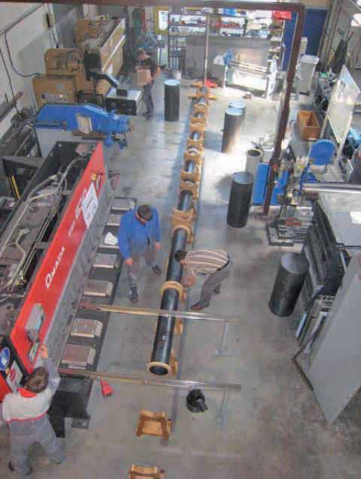 Des apprentis ont reproduit une arme de la Première Guerre mondiale