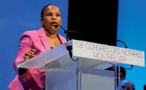 Congrès des notaires : Christiane Taubira réussit son examen de passage