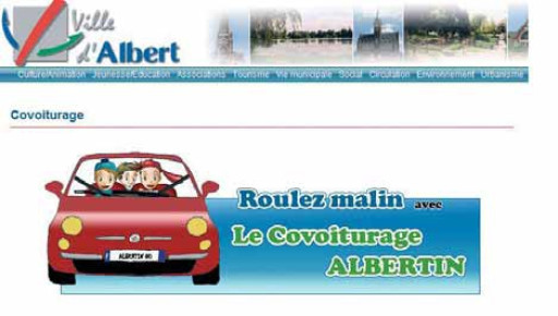 Le covoiturage albertin concurrencé par le train