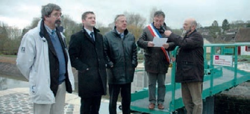 Deux écluses inaugurées