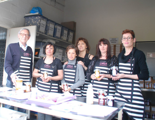 "Carla" est devenue le haut de gamme de la confiture française