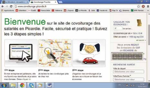 Covoiturage-picardie.fr, un site au service des entreprises et des salariés