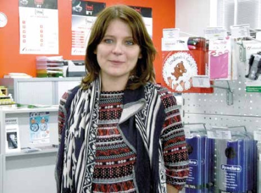 Patricia Gradeck en classe auto
