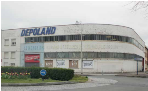 Le député-maire Éric Woerth chez Alain Bourson, le tailleur de pierre