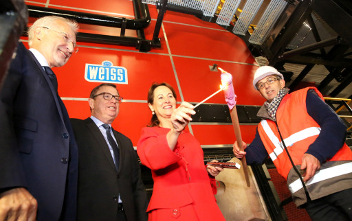 Inauguration du réseau de chaleur biomasse