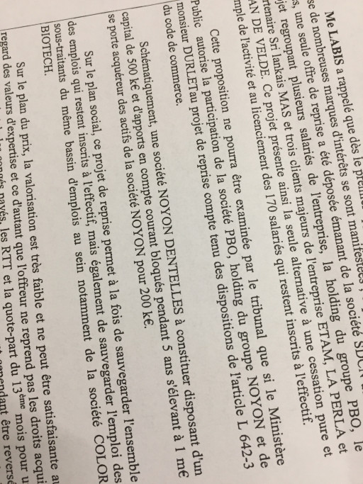 Une reprise qui pose des questions