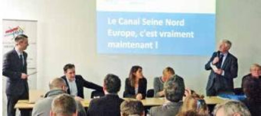 Présentation du Grand Canal aux clubs du Medef de la Somme