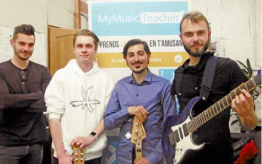 My Music Teacher monte le son