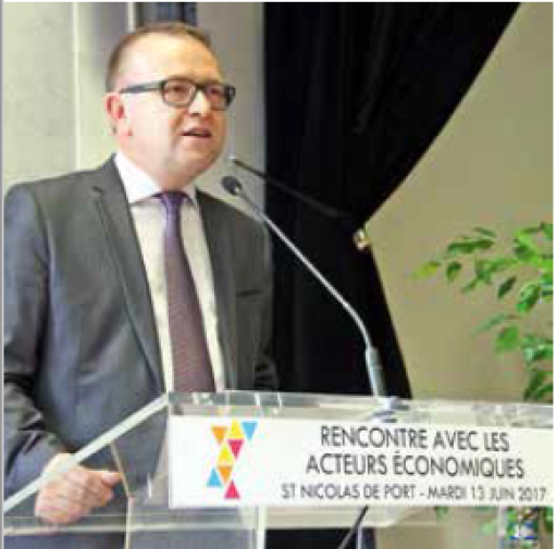 SAINT-NICOLAS-DE-PORT Le maire, les projets et les acteurs éco
