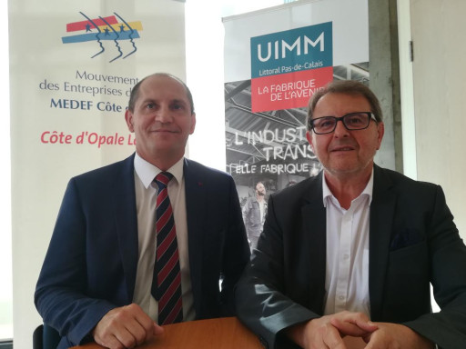 Passage de témoin au Medef Côte d'Opale