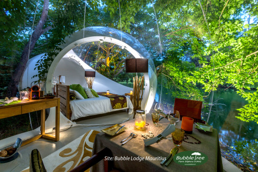 Bubble Tree, l'hébergement transparent très «nature»