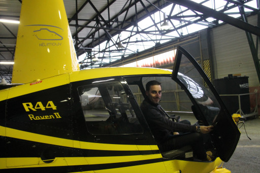 Hélimouv en mode décollage à Nancy-Essey