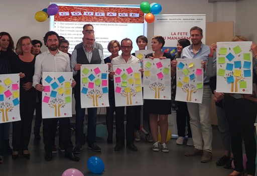 Une fête en mode courage