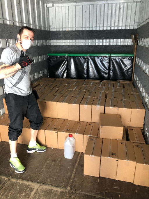 L'agence Les déménageurs bretons transporte 2 000 litres de gels