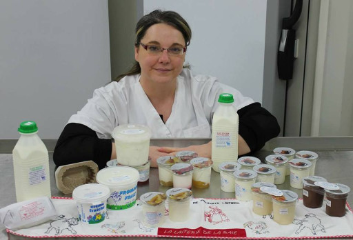 Des yaourts fabriqués en baie de Somme