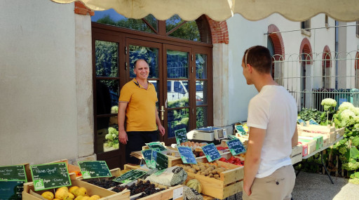 Marché bio et local